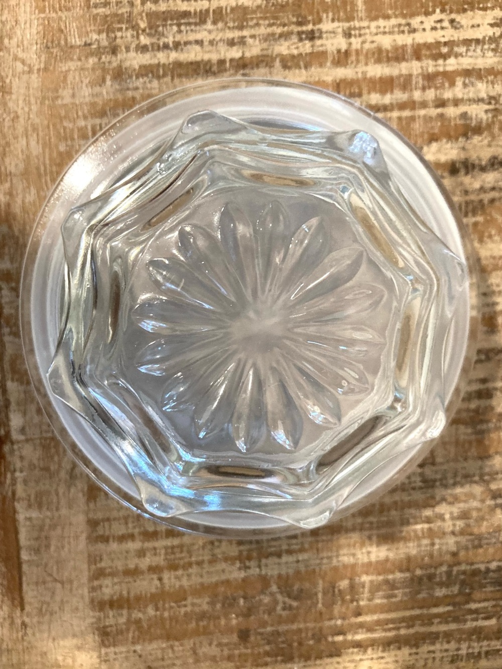 Vintage Anchor Hocking Wexford Clear Glass Lidded Canister Jar Food Storage - Picture 8 of 15